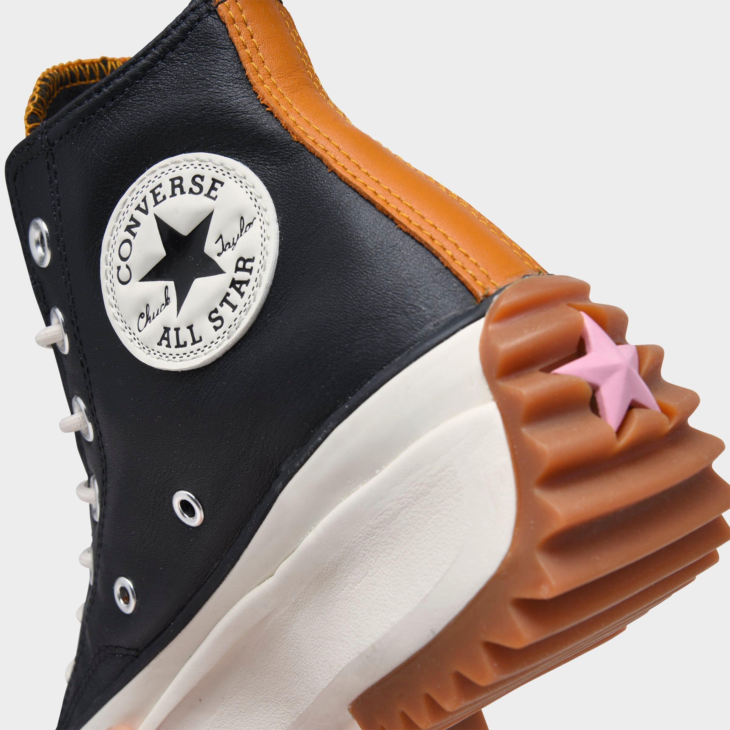 women's converse run star hike leather platform sneaker boots