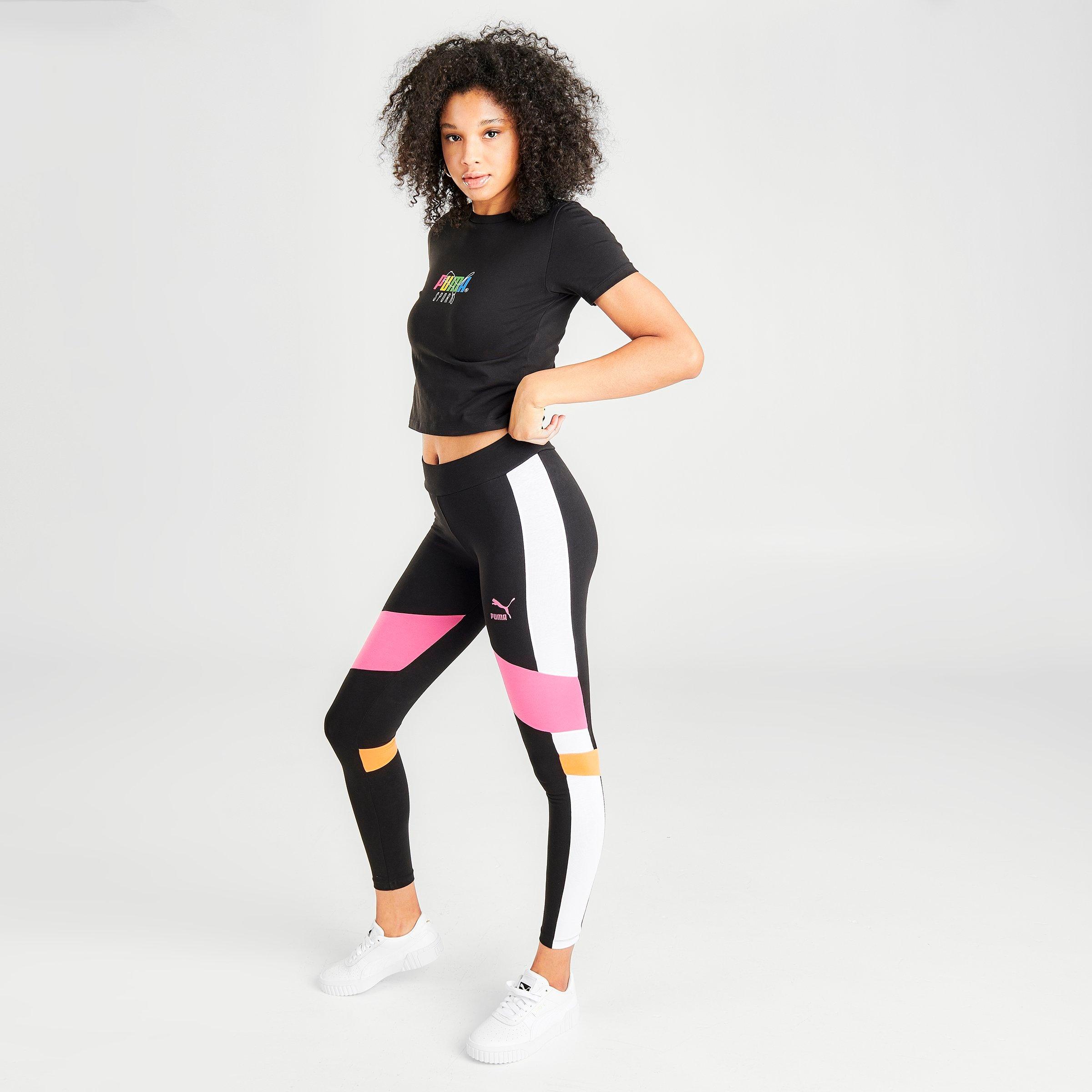 puma colorblock leggings