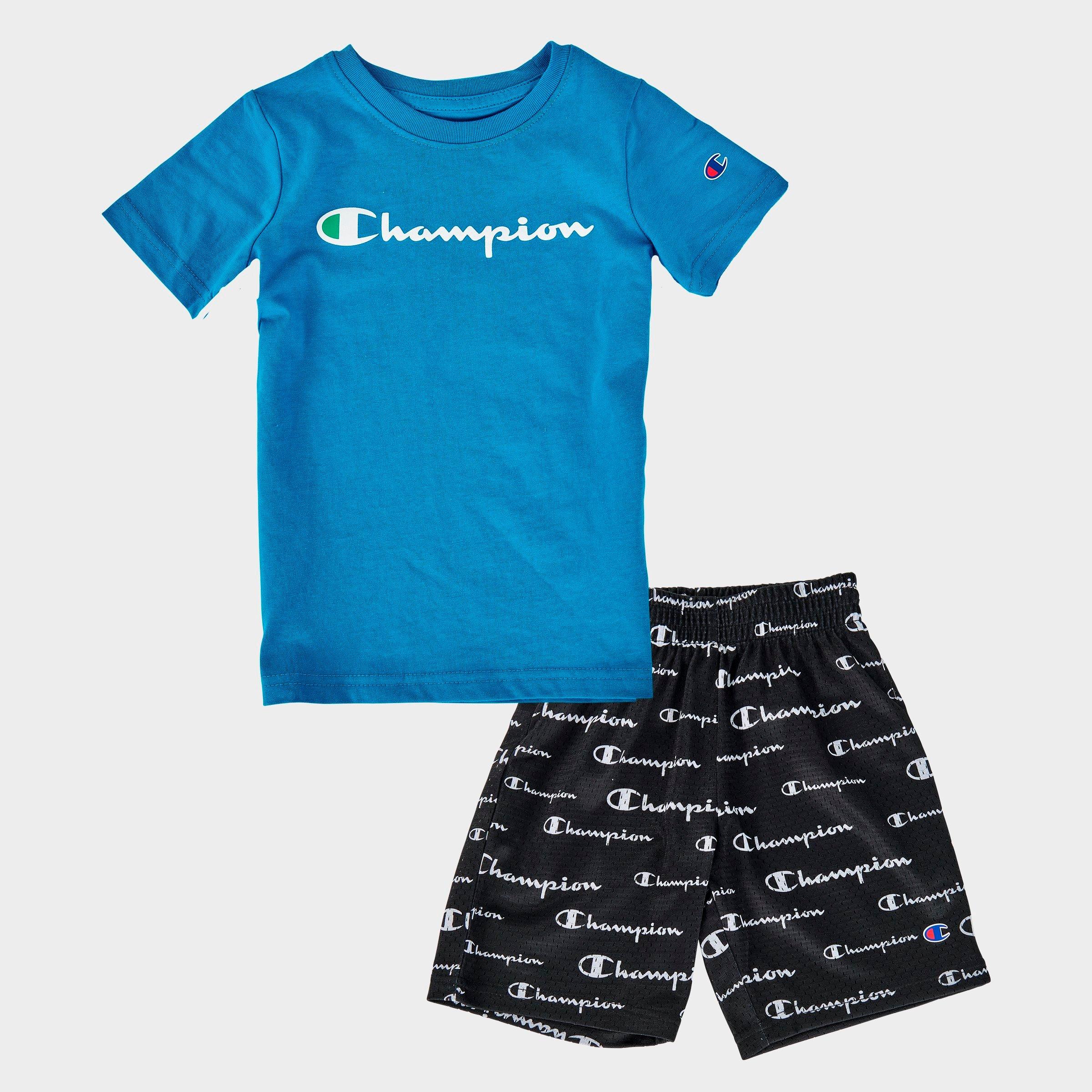 champion shirt and shorts set
