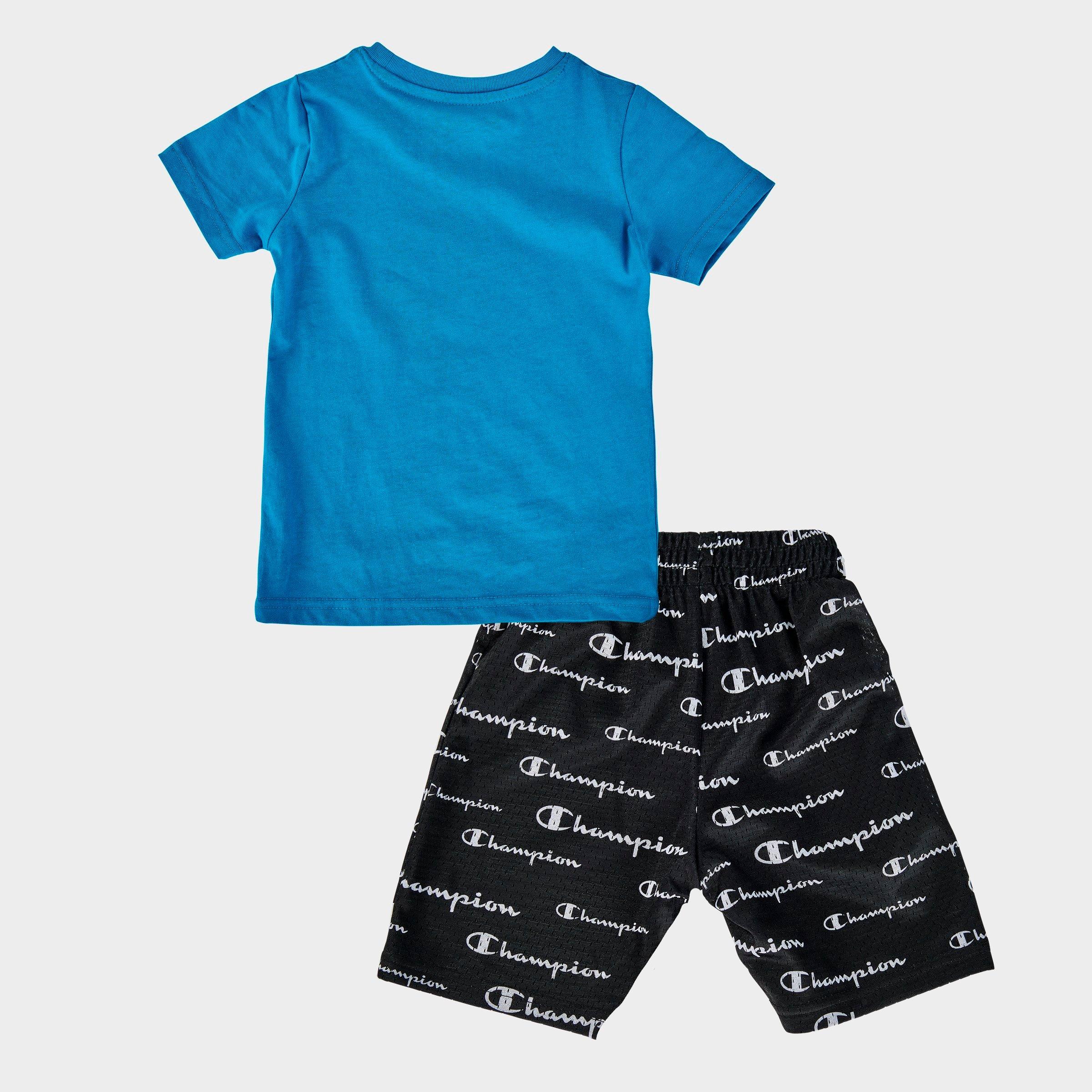 champion shirt and shorts set