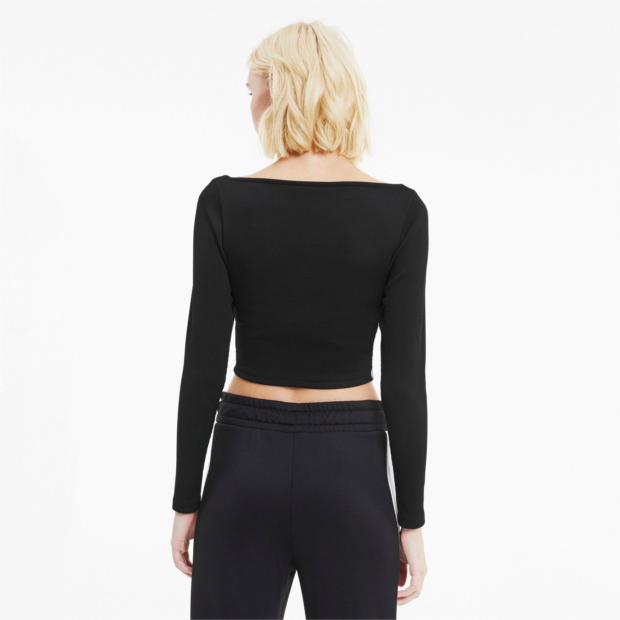 puma long sleeve crop top