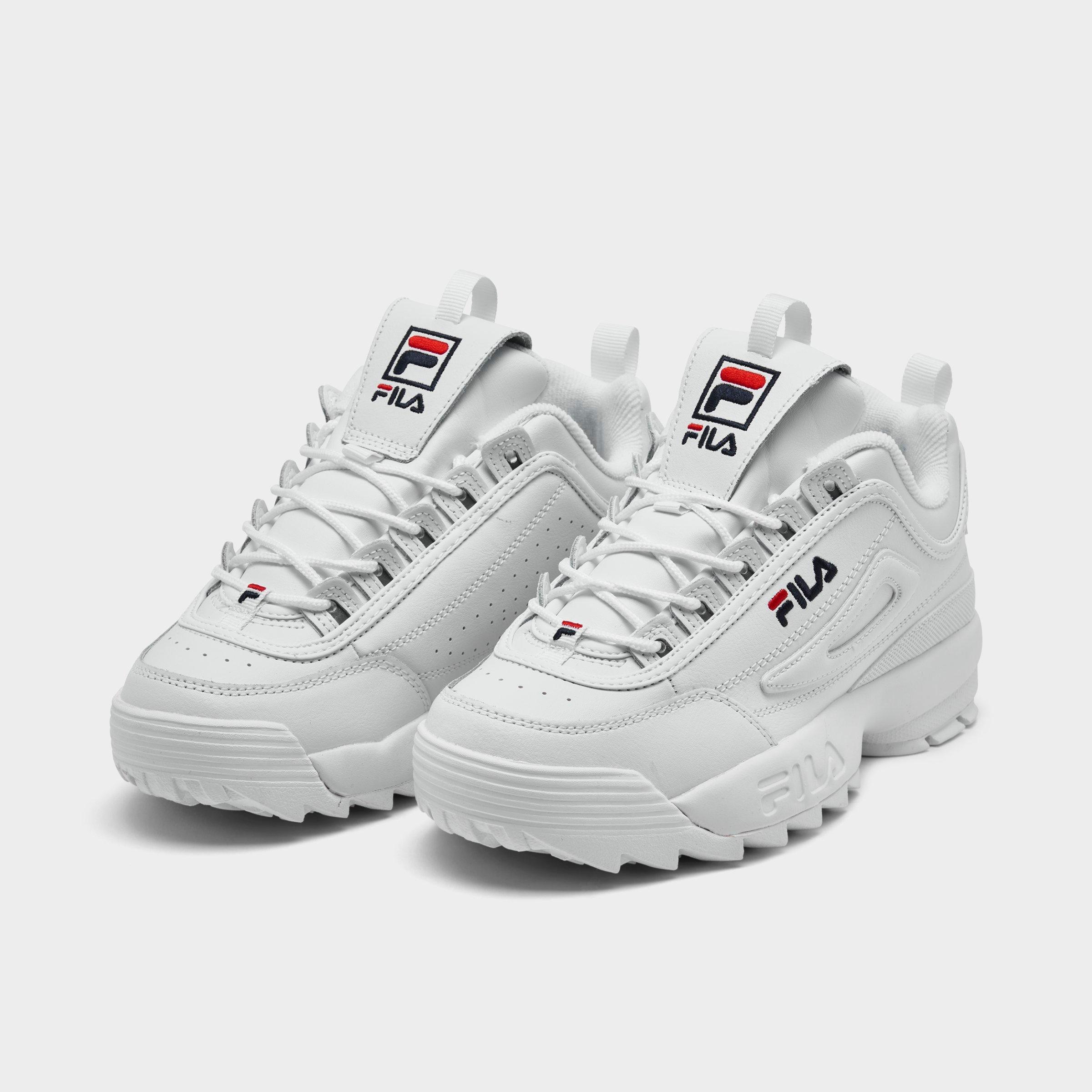 fila disruptor 2 red and white