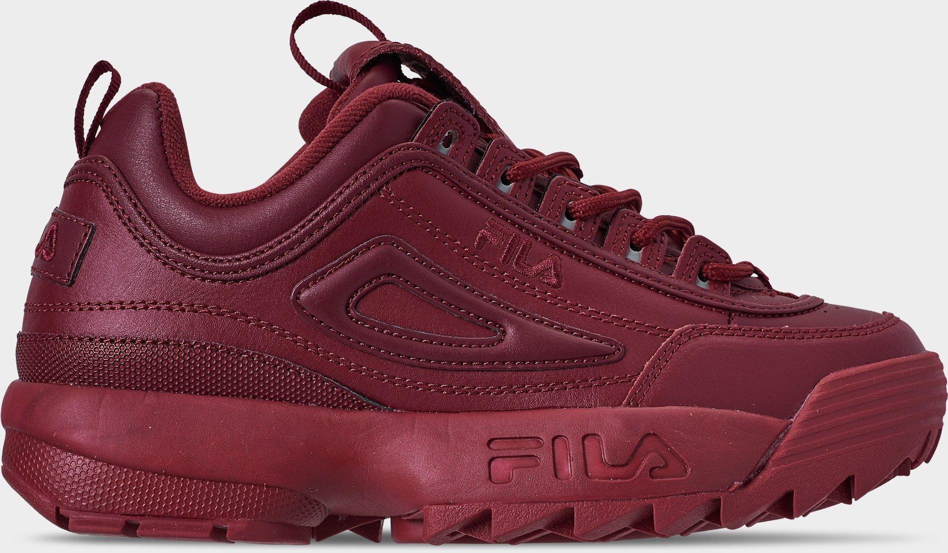 maroon fila disruptor