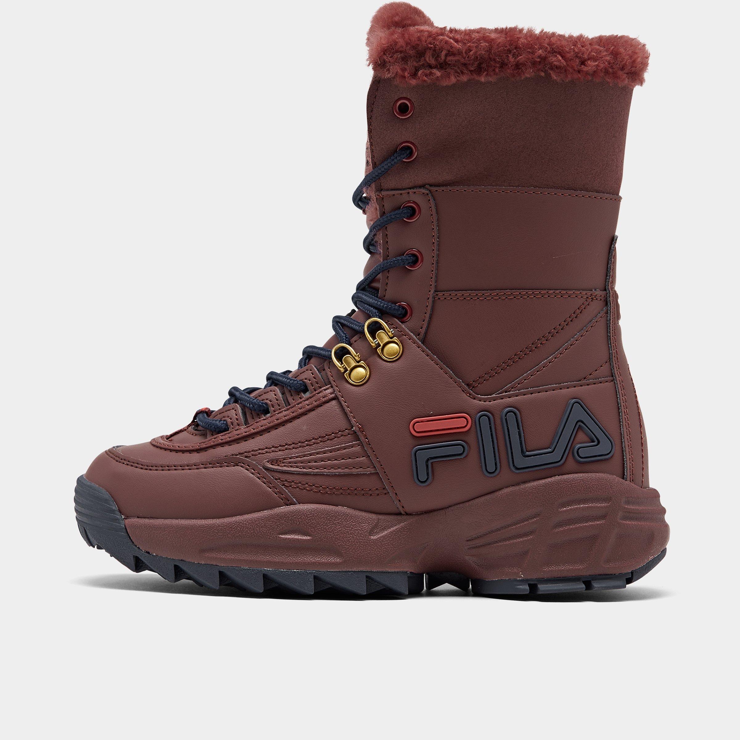 fila disruptor shearling athletic shoe