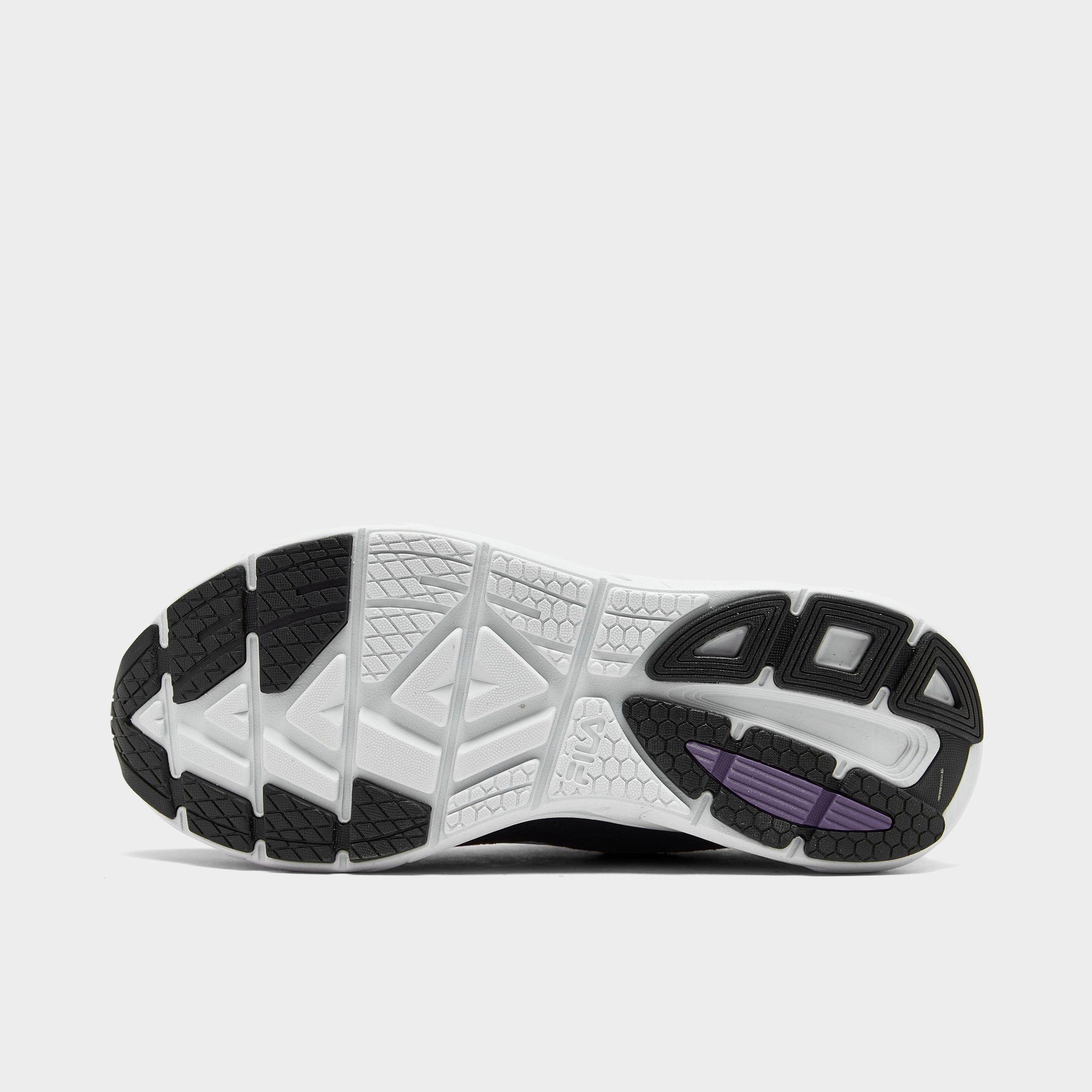 pink black and white filas