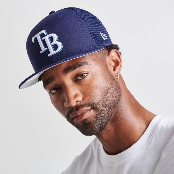 Shop New Era 59Fifty Tampa Bay Rays Quarter Water Fitted Hat