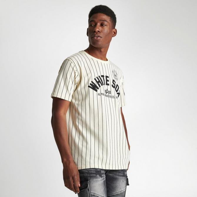 Men's New Era x Alpha Industries Chicago White Sox MLB Pinstripe T