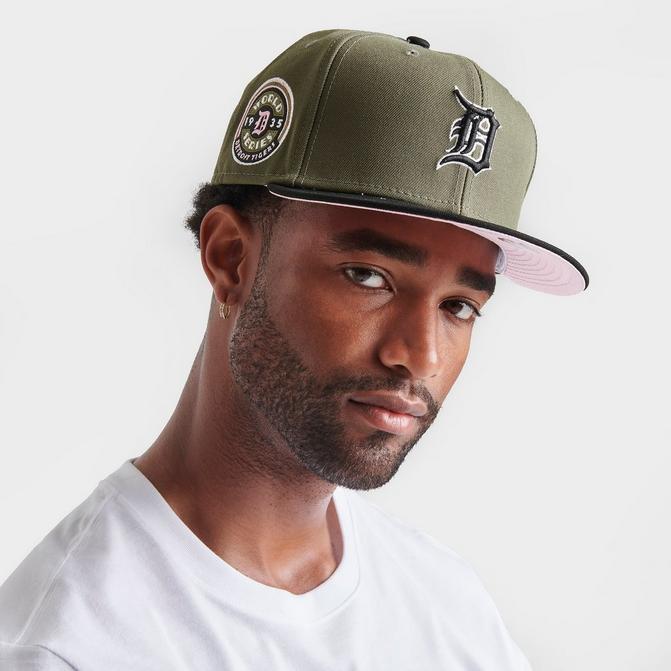 Detroit Tigers MLB Olive 9FIFTY Snapback Hat in Green/Olive by New Era