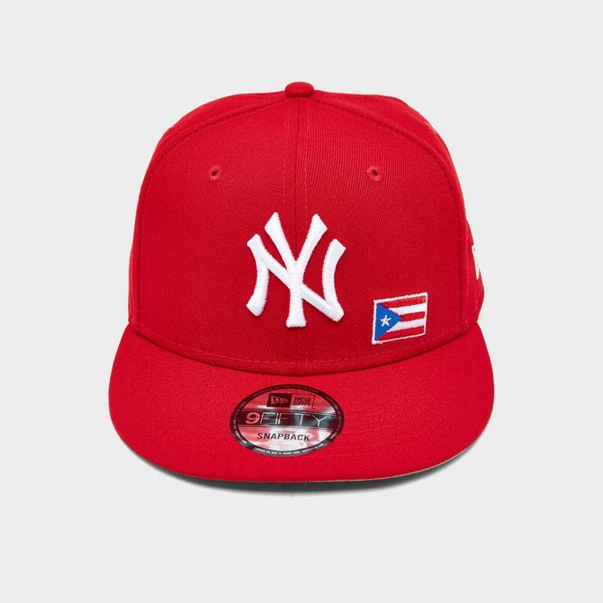 New York Yankee MLB New Era USA Flag Snapback Baseball Hat Black  Embroidered Cap