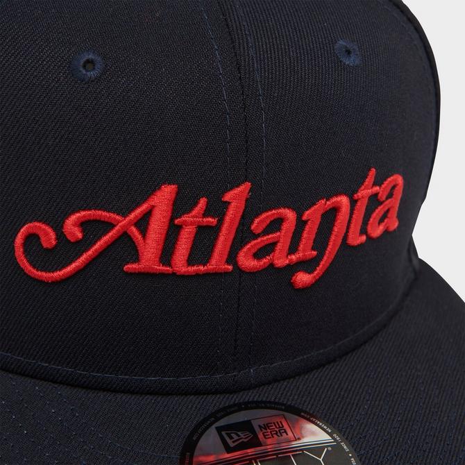 New Era Atlanta Braves White/Navy Spring Training Icon 9FORTY Snapback Hat