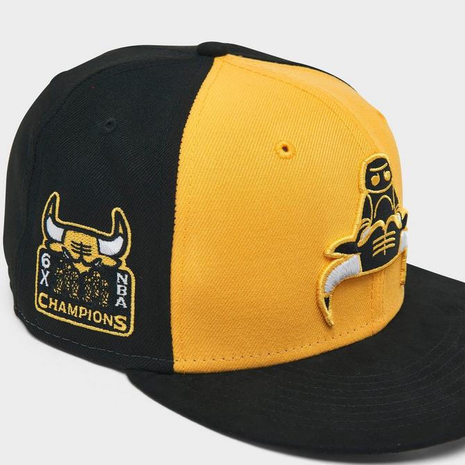 Chicago Bulls Colorpack Gold 9FIFTY Snapback Hat, Yellow, NBA by New Era