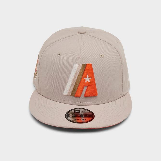 Men's Houston Astros New Era Orange Tri-Tone 59FIFTY Fitted Hat