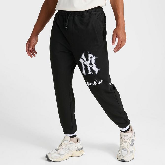 New Era MLB New York Yankees League Essentials Sweat Pants Heather Gray/Optic, DEFSHOP