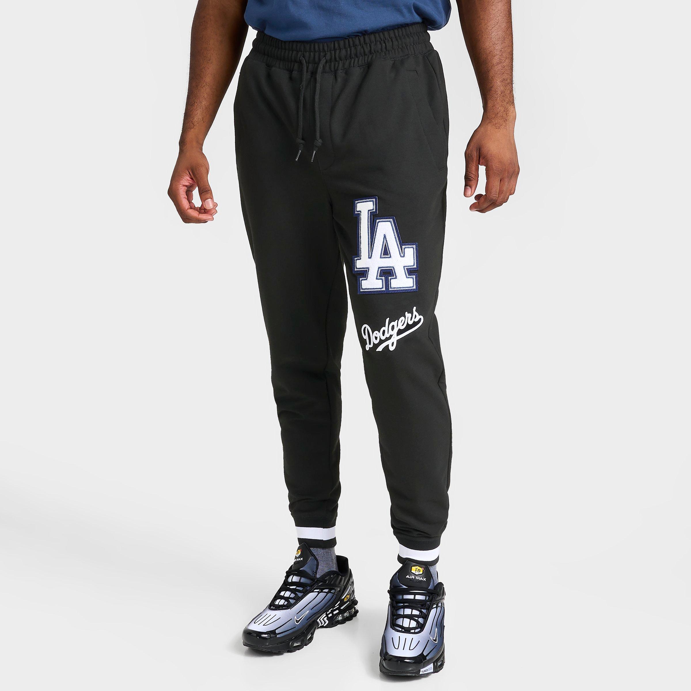 Men's Sweatpants New Era MLB Team Logo Jogger Los Angeles Dodgers Black