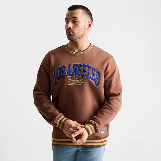 Men s New Era Los Angeles Dodgers MLB Letterman Crewneck Sweatshirt