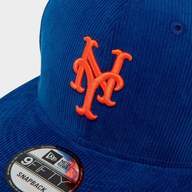 New York Met's Corduroy Hat Snapback New mets Blue Cap Vintage Style  Baseball