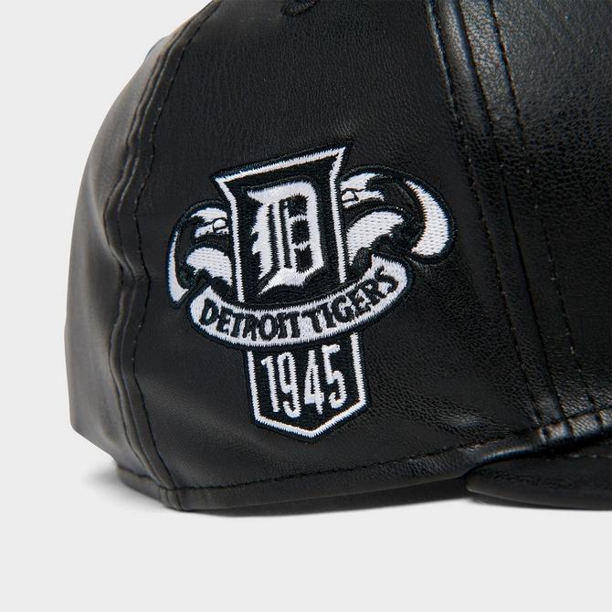 NEW New Era Detroit Tigers Black Leather Hat