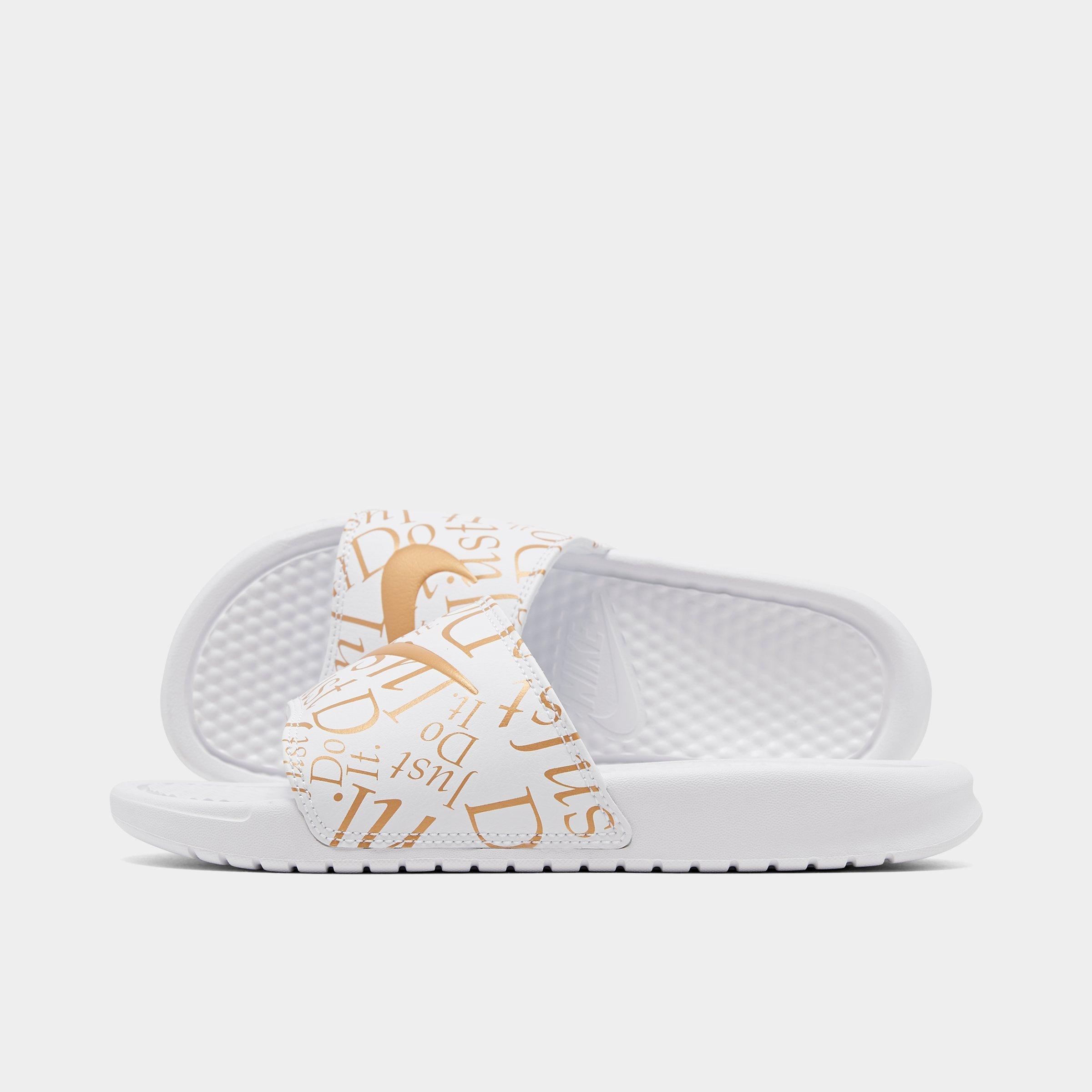 women's nike benassi jdi print slide sandals