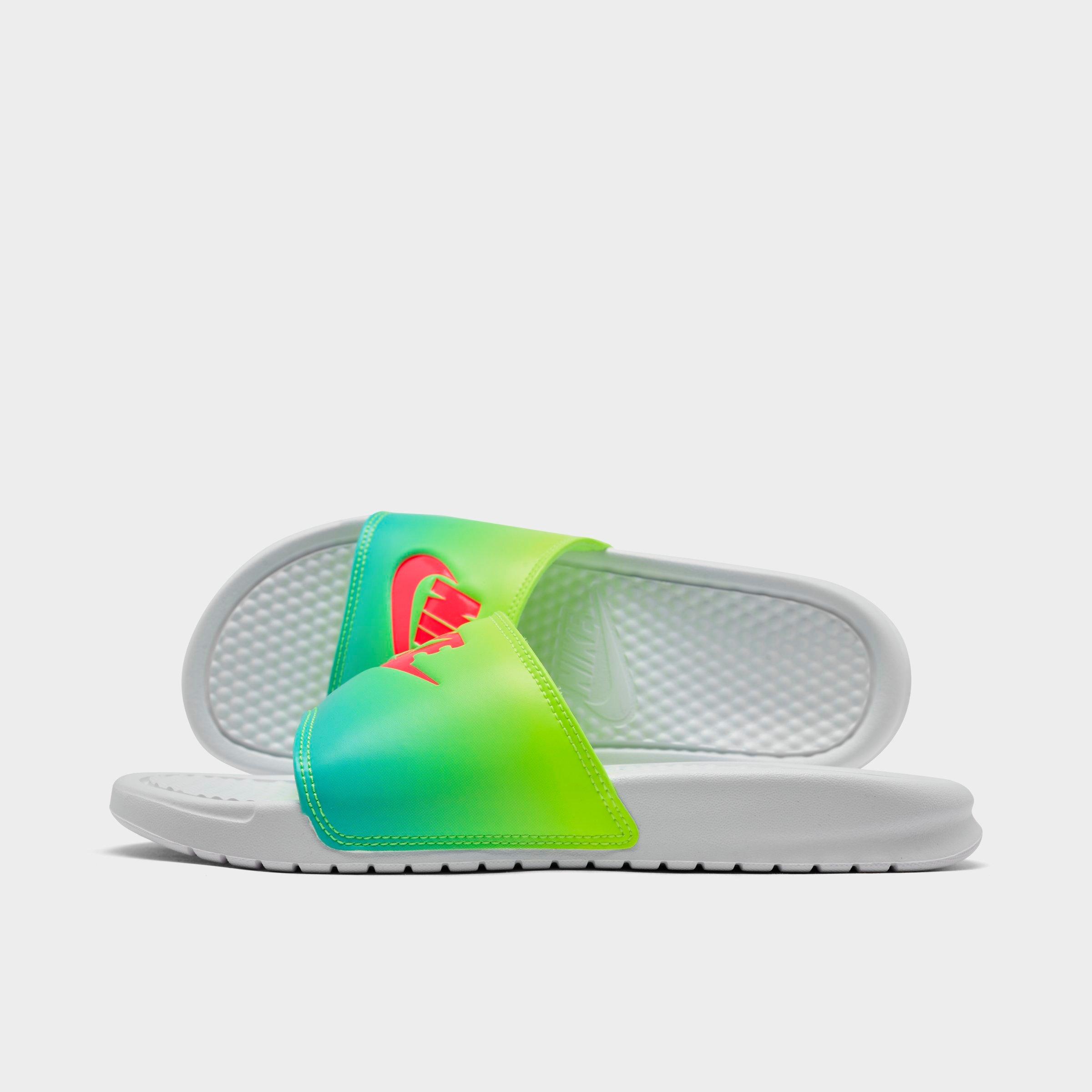 women's nike benassi jdi print slide sandals