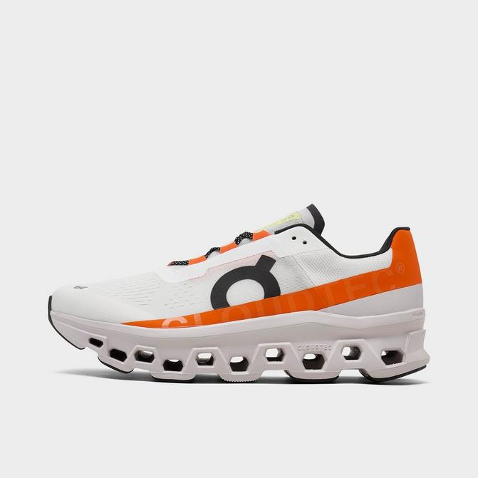 White and clearance orange men's shoes