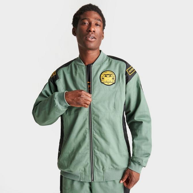 Puma green hotsell bomber jacket