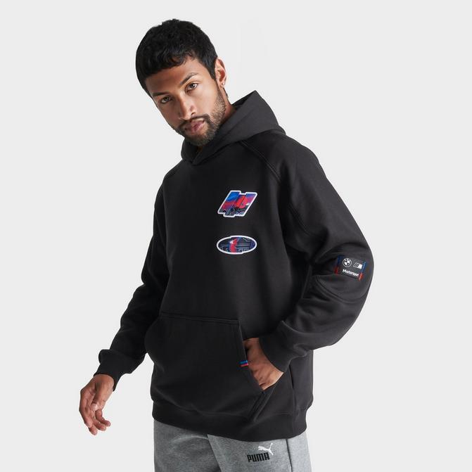 Men's Puma BMW M Motorsport Statement Patchwork Logo Graphic Hoodie