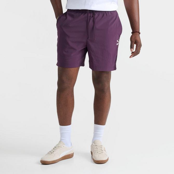 Puma track shorts purple online