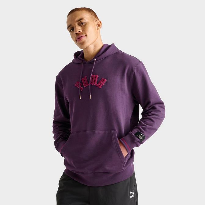 Men s Puma Classics PLAY LOUD Chenille Logo Hoodie