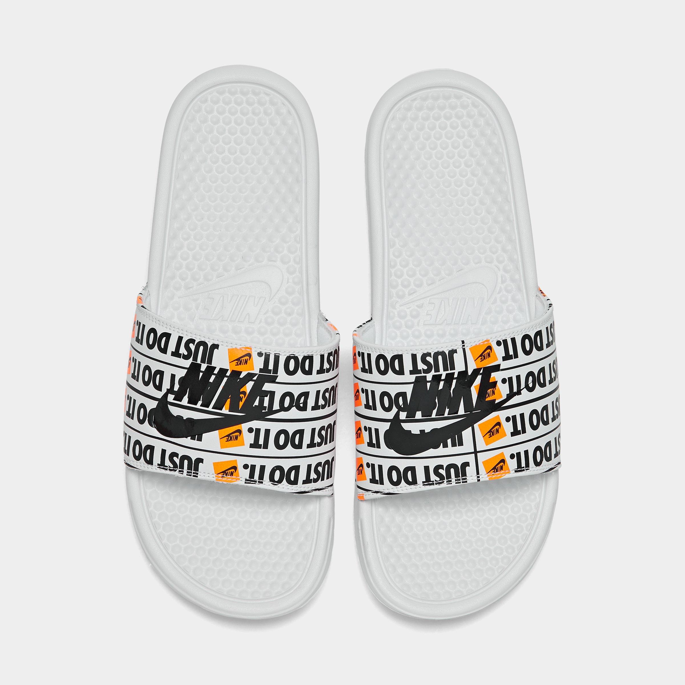 men's nike benassi jdi print slide sandals