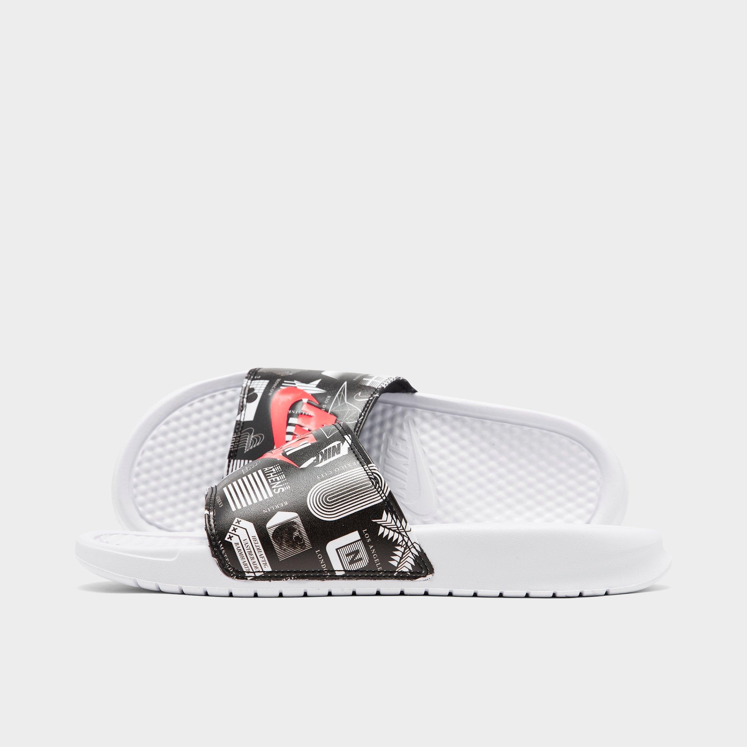 nike benassi jdi print slides mens