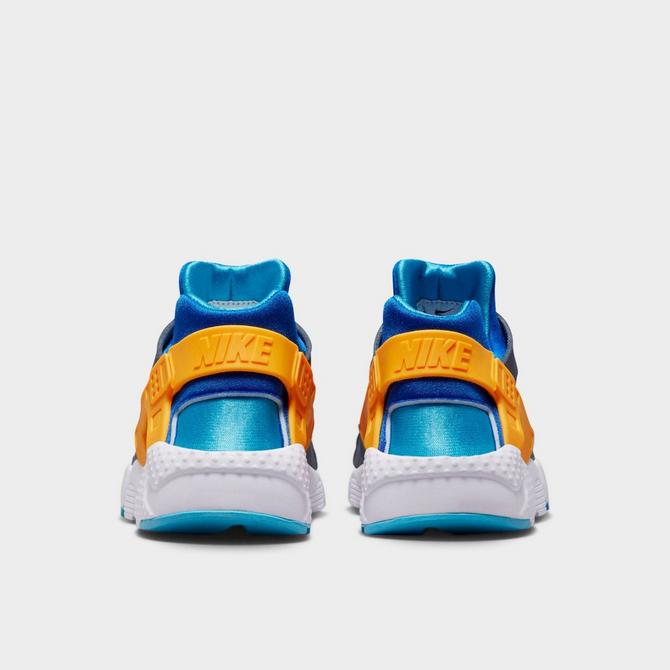 Blue and clearance gold nike huaraches