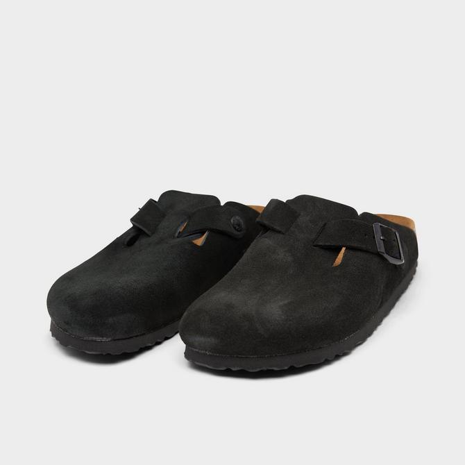 Birkenstock Boston Soft Footbed Suede Clog Shoes