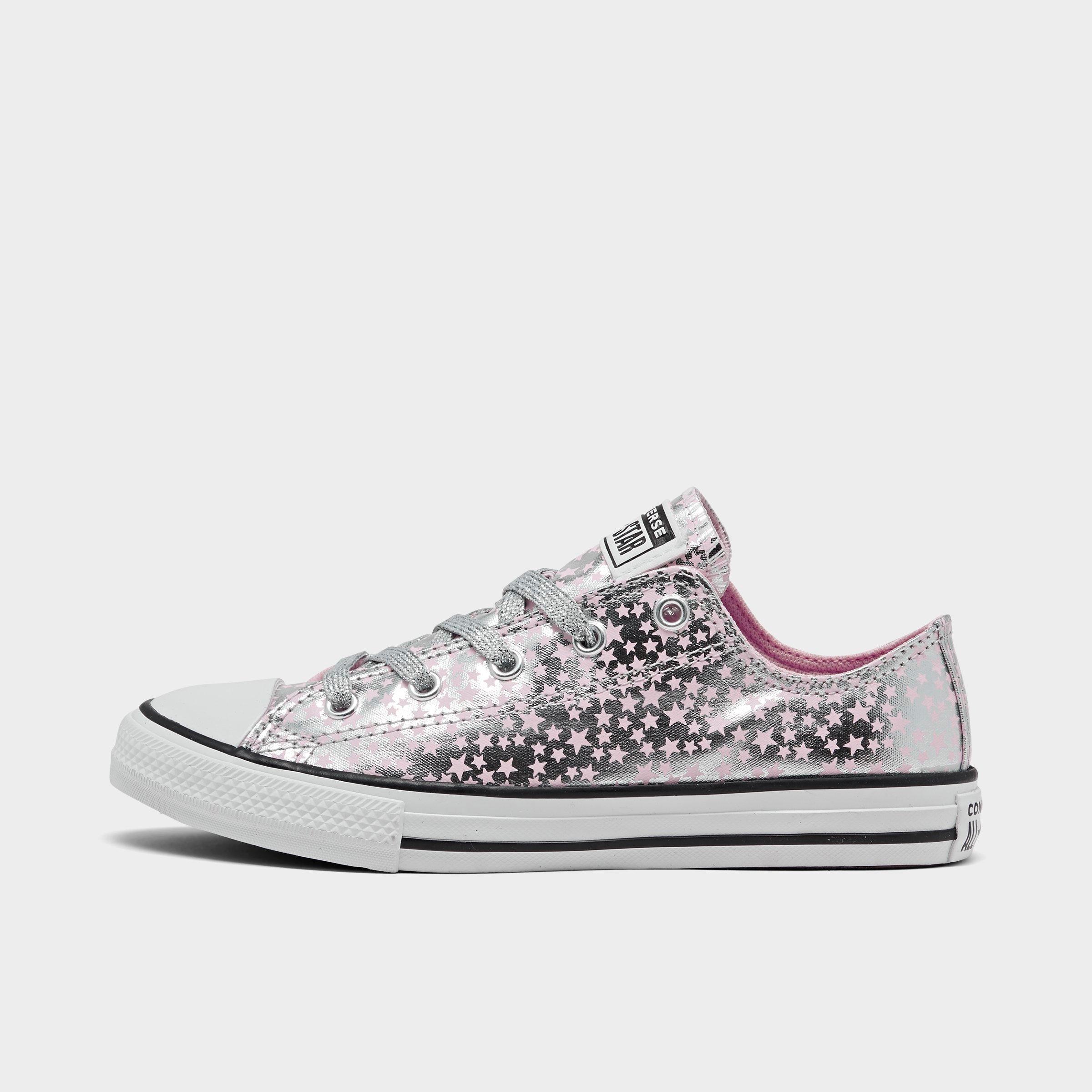 silver converse jd