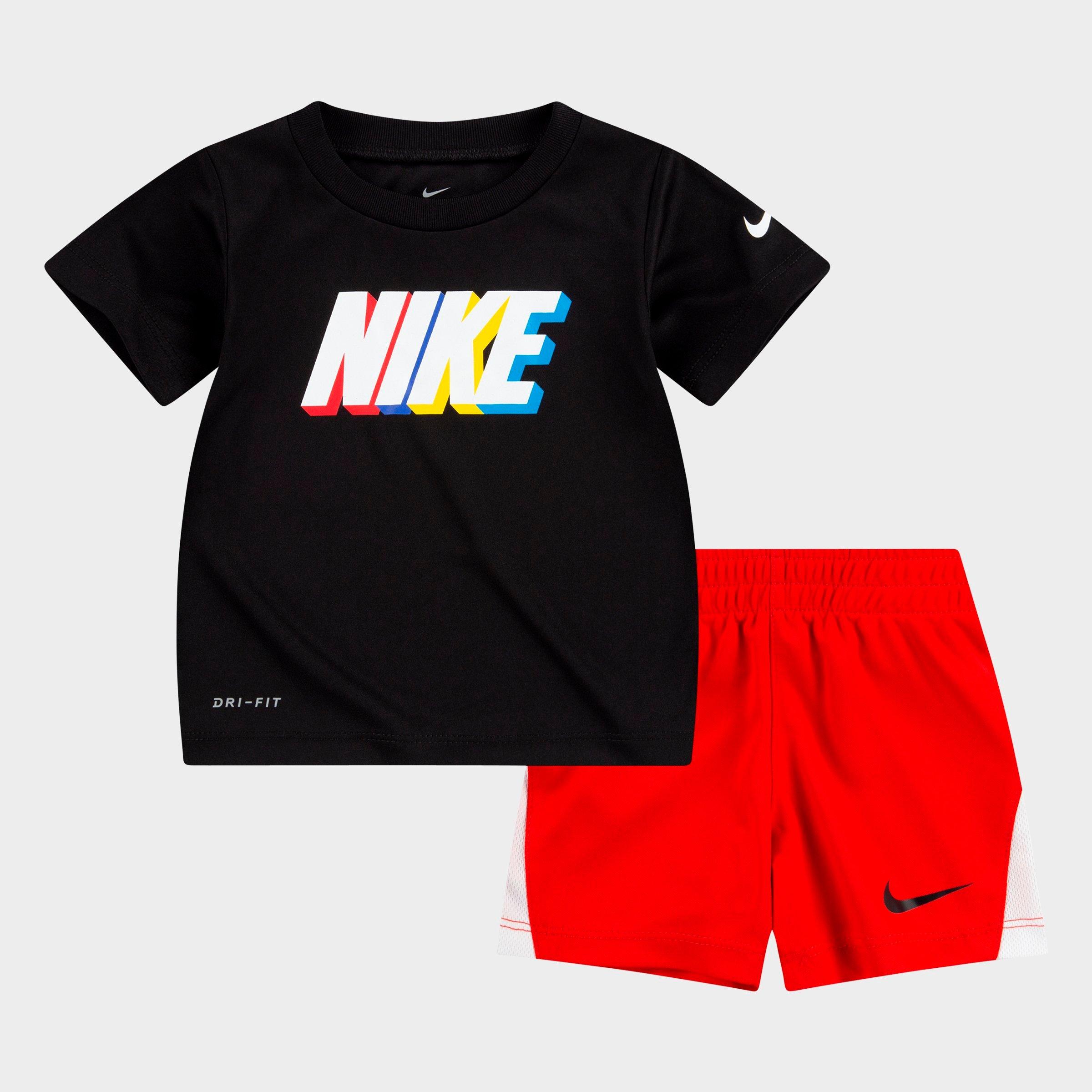 infant nike shorts set