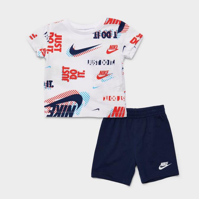 Infant nike store shorts set