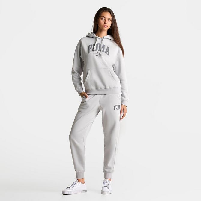 Puma joggers womens grey online