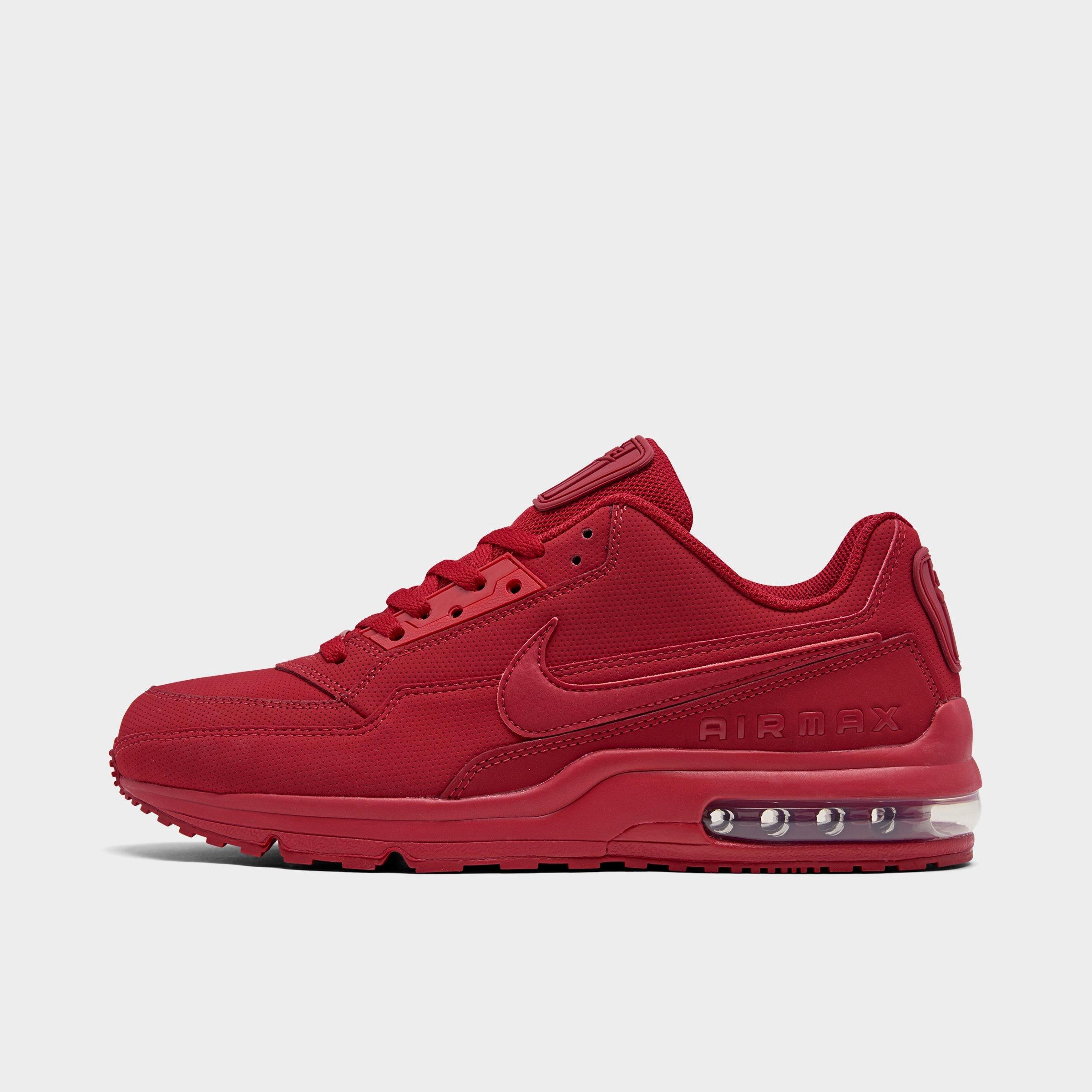 red nike casual shoes