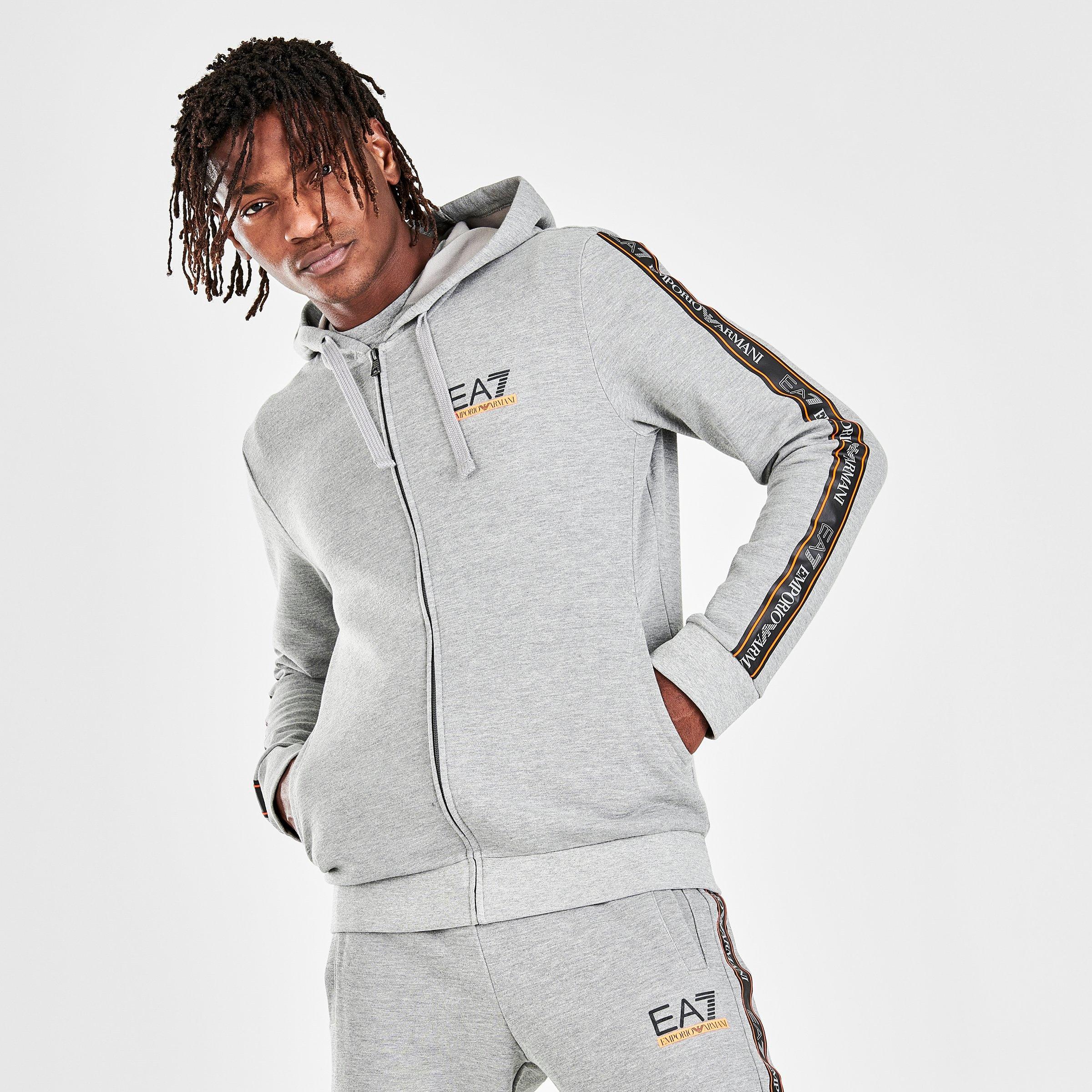 armani zip hoodie mens