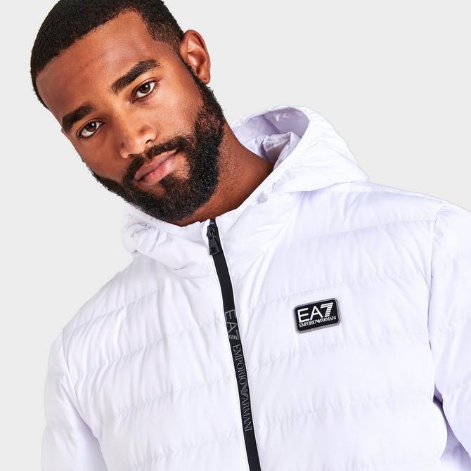 Men's Emporio Armani EA7 Zip Logo Bubble Puffer Jacket| JD Sports