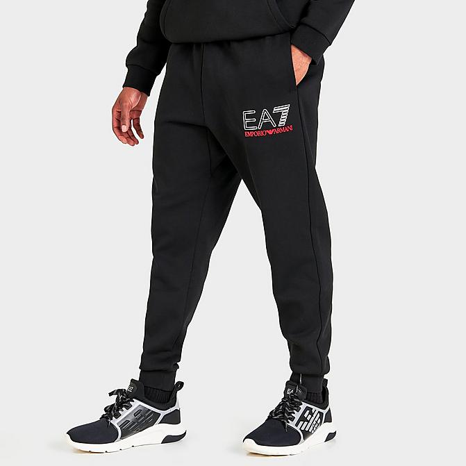 JD Sports Men Sport & Swimwear Sportswear Sports Pants Mens EA7 Logo Series Oversized Logo Jogger Sweatpants 