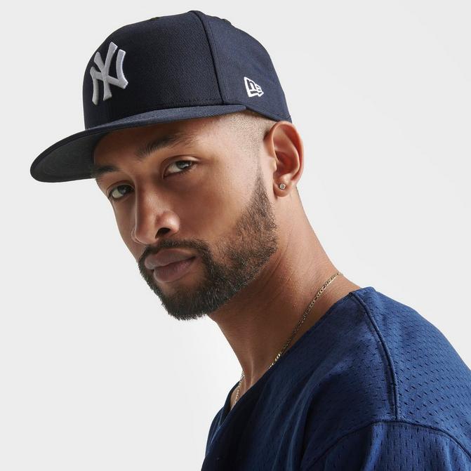 New Era New York Yankees MLB Navy 59FIFTY Fitted Hat| JD Sports