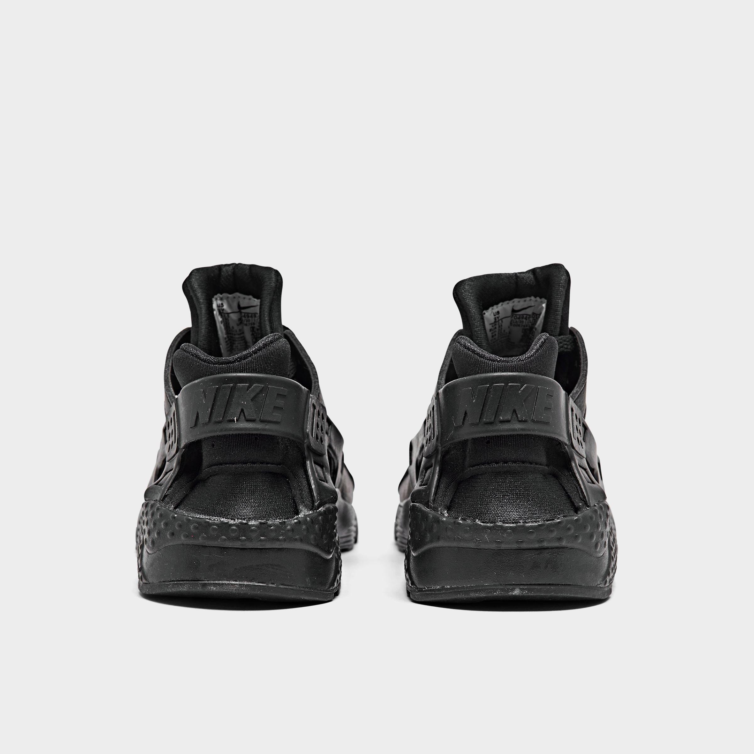 nike huarache boys black