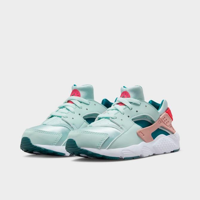 Nike huarache outlet green and red