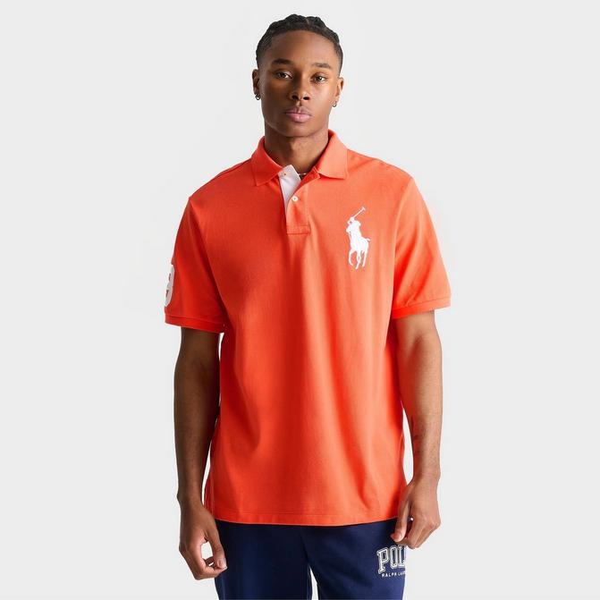 Men s Polo Ralph Lauren Big Pony Mesh Polo Shirt JD Sports