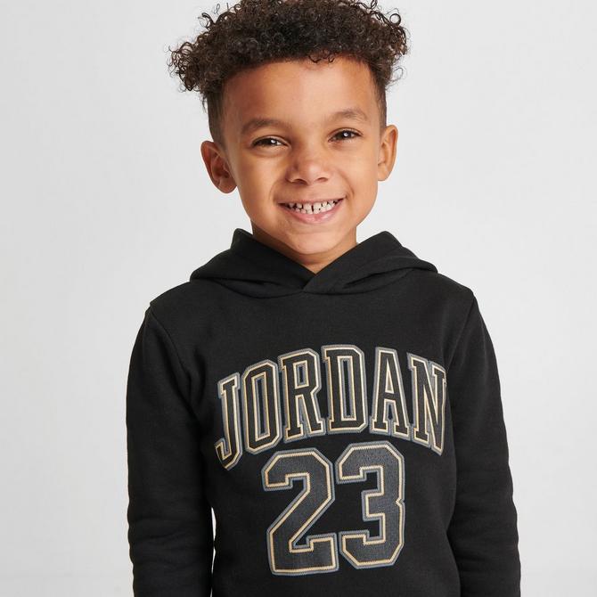 Little Kids' Nike Multi Logo Crewneck Sweatshirt and Jogger Pants Set