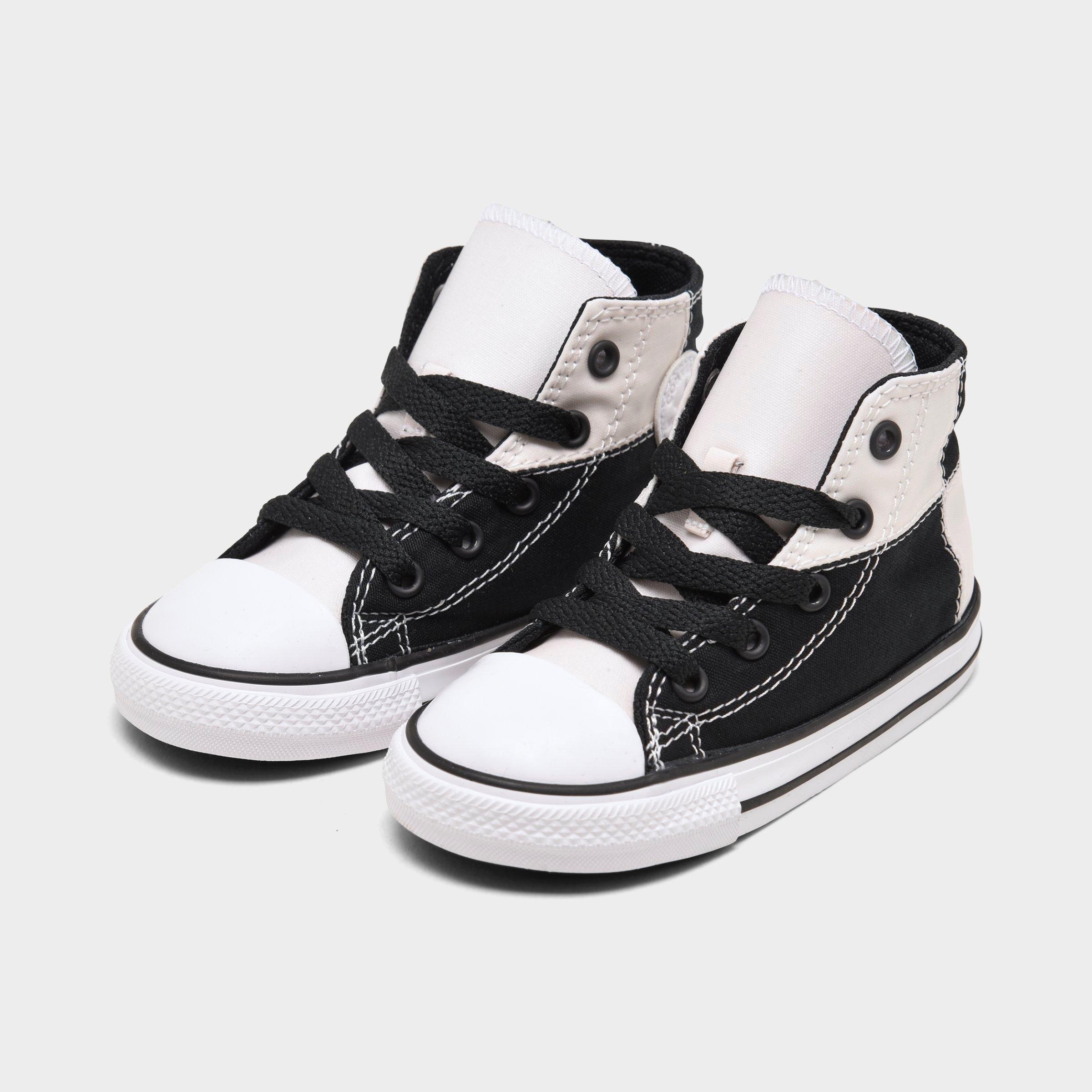 black toddler converse high tops