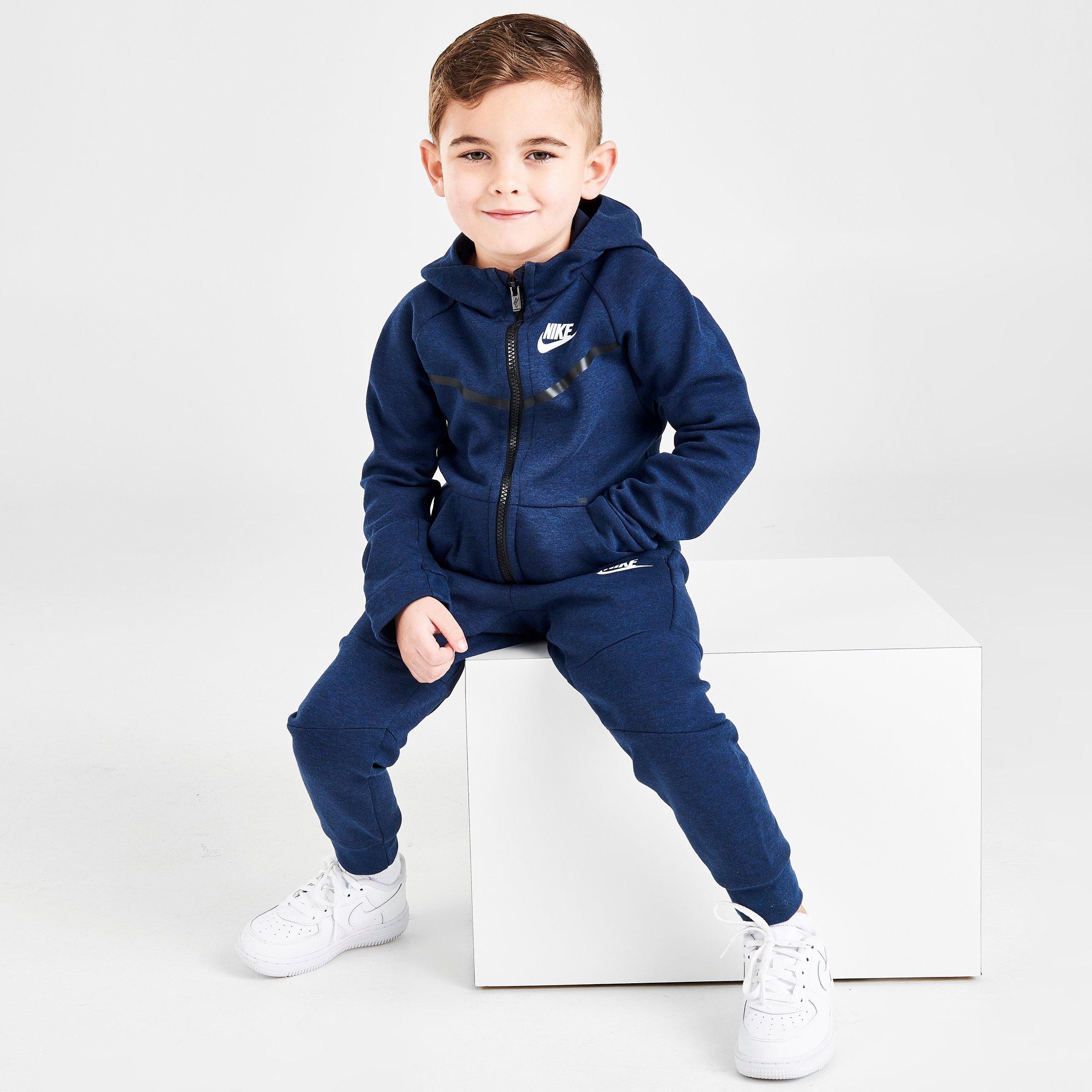 Kids Toddler Nike Tech Fleece Full Zip Hoodie And Jogger Pants Set Jd Sports