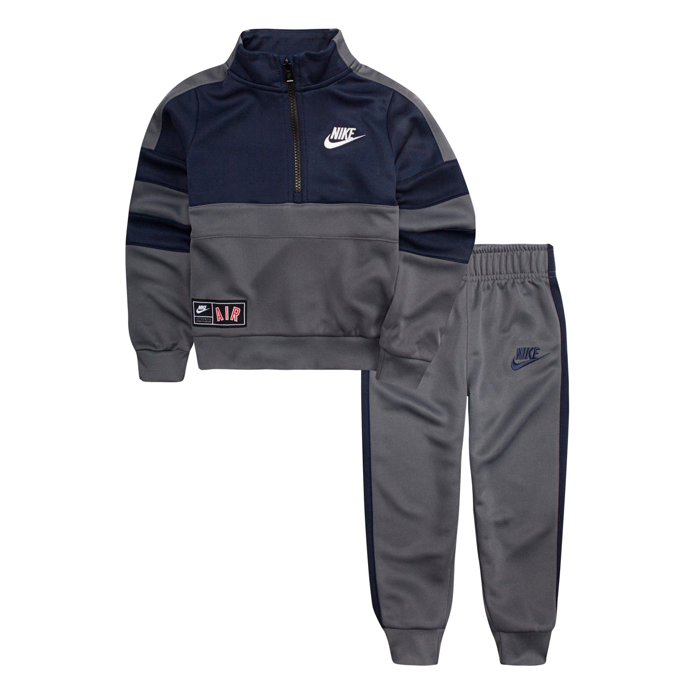 nike half zip set