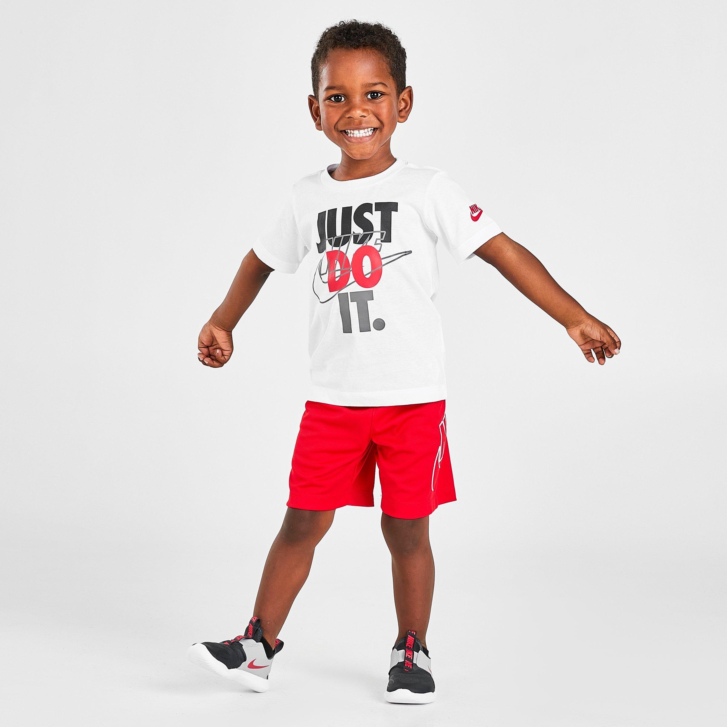 nike boys short set