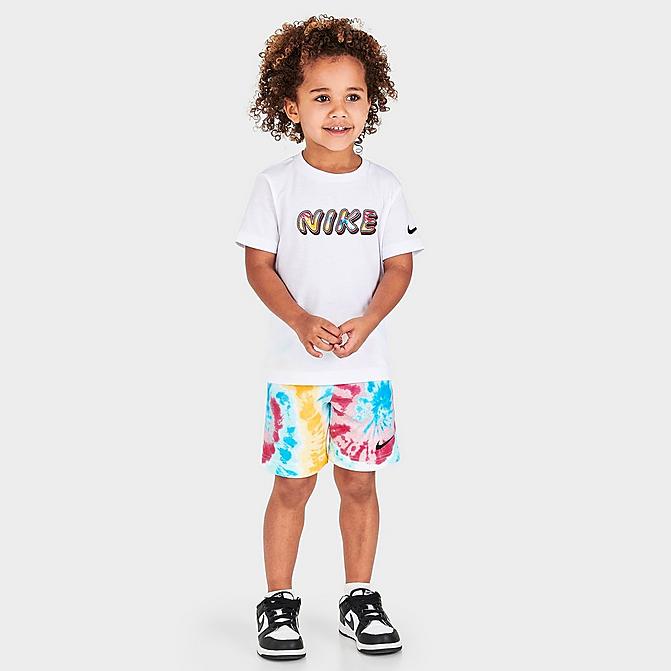 JD Sports Girls Sport & Swimwear Sportswear Sports T-shirts Boys Toddler Sportswear Tie-Dye T-Shirt and Shorts Set 